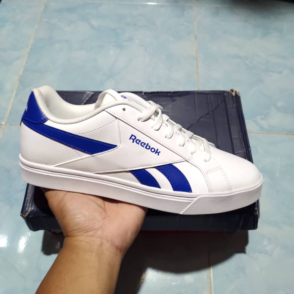 REEBOK ROYAL COMPLETE 3 LOW WHITE/BLUE ORIGINAL [100009562]
