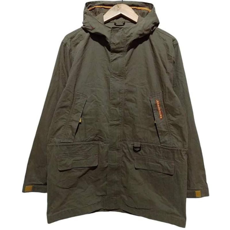 Jaket gorpcore parka army AKADEMIKS size XXL