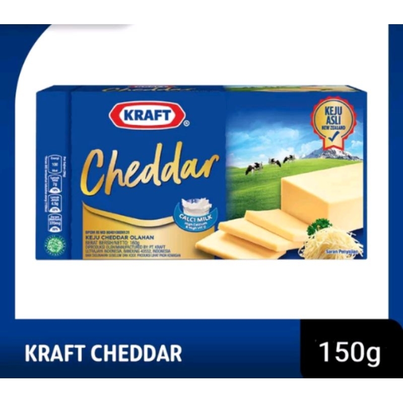 

Kraft cheddar keju cheddar olahan 30gr 70gr 150gr