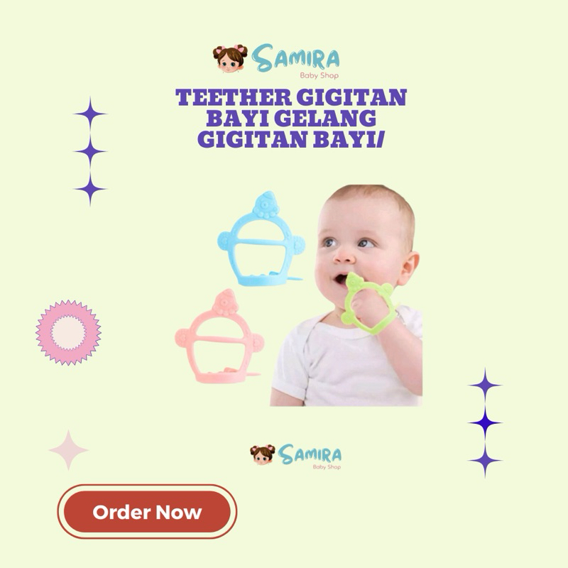 Teether Gigitan Bayi Gelang Gigitan Bayi/Perangsang Gusi/Gigi Bayi