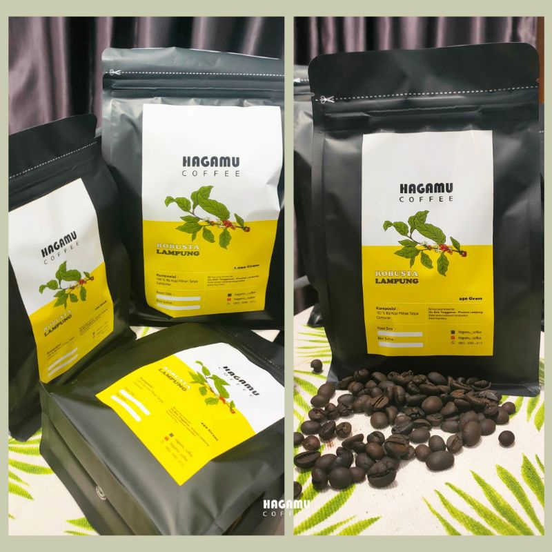 

Kopi Robusta khas Lampung Tanpa campuran Berat 1kg