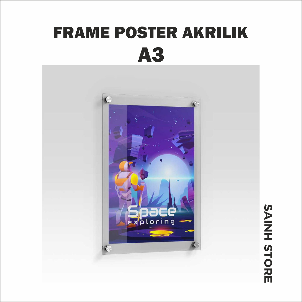 

FRAME POSTER AKRILIK UKURAN A3