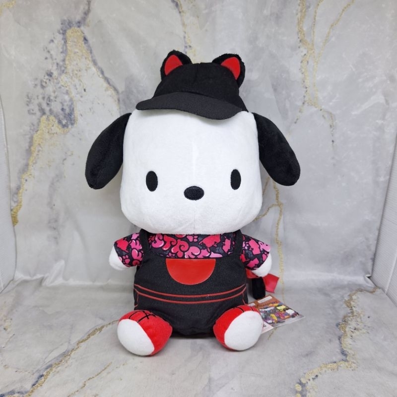 Sanrio Characters Pochacco BLACK CAT STREET BIG Plush Doll FURYU