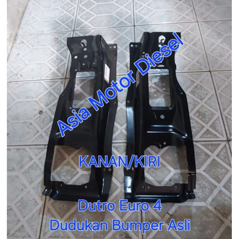 BRACKET DUDUKAN BEMPER BUMPER DYNA SAURUS HINO DUTRO EURO 4 ASLI 1SET