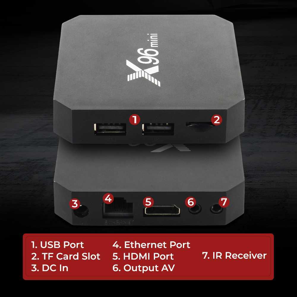 X96 Android Set Top Box Bien5 TV Box 4K FHD 1080P NOISE Youtube Disney Hotstar Netflix