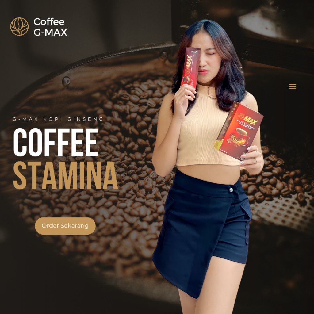 

G-MAX Kopi rasa gingseng tahan lama di ranjang kuat tanpa efek samping bpom