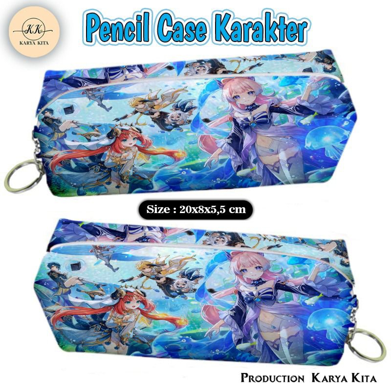 

{COD TEMPAT PENSIL} KOTAK PENSIL GAMBAR GENSHIN TAK 01 - 09