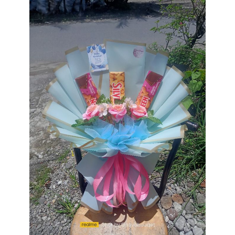 

buket coklat Silverqueen