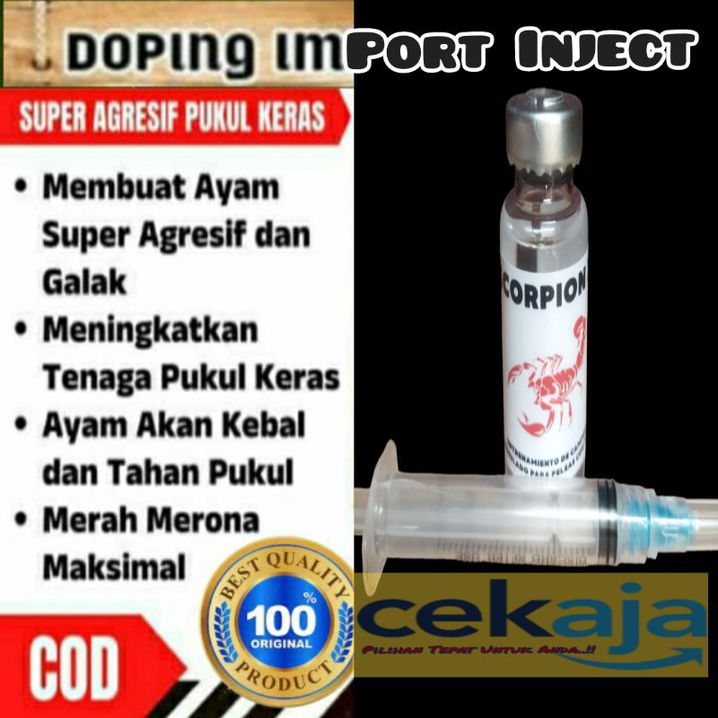 [COD] SCORPION XT® Doping Ayam Aduan Biar Ganas | Doping Ayam Aduan Import Ampuh | doping ayam yang 