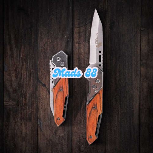 Pisau Peso Saku Lipat Perlengkapan Survival Knife Camping Outdoor Super Tajam Multifungsi