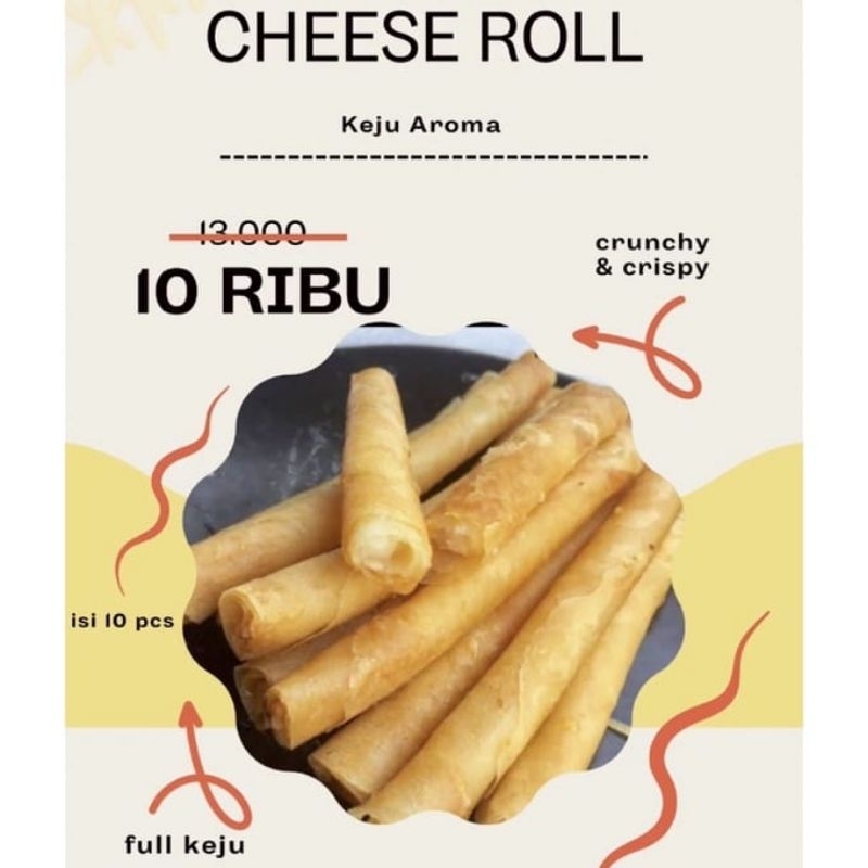 

CHEESE STICK KEJU AROMA ISI 10 PCS