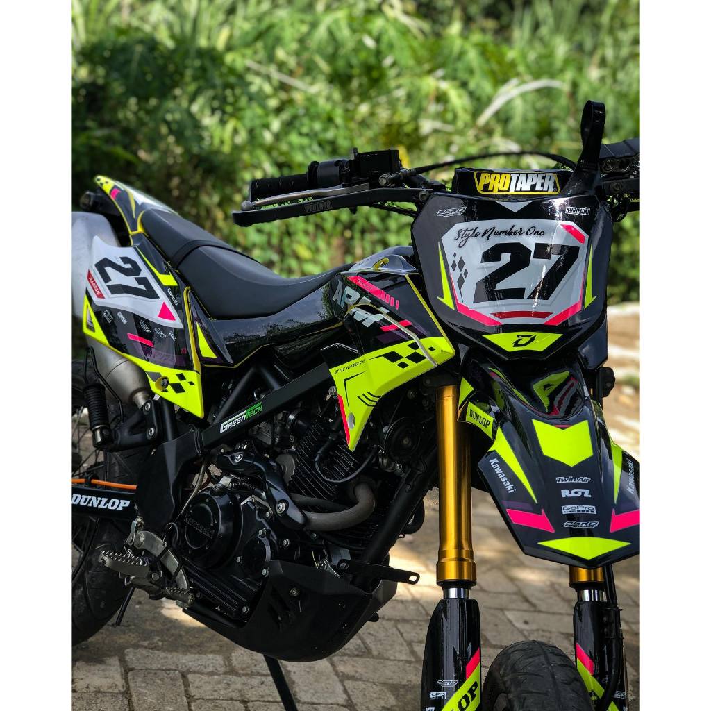 DECAL DTRACKER 150 - stiker dekal motor dtracker full body bebas custom design dtracker