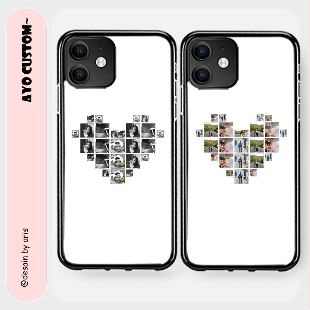 CASE COUPLE CUSTOM FOTO LOVE BISA CUSTOM FOTO SUKA SUKA READY FOR ALL TYPE HP