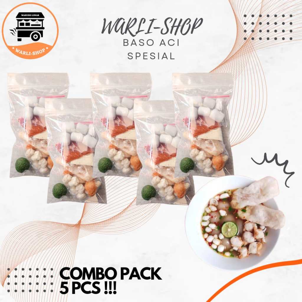 

paket liwar baso aci isi 5 pcs si malakama