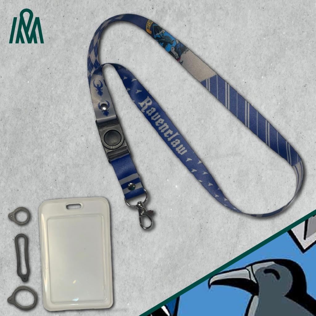 

Double-Side Lanyard RAVENCLAW Harry Potter Merchandise Tali ID Card (unofficial)