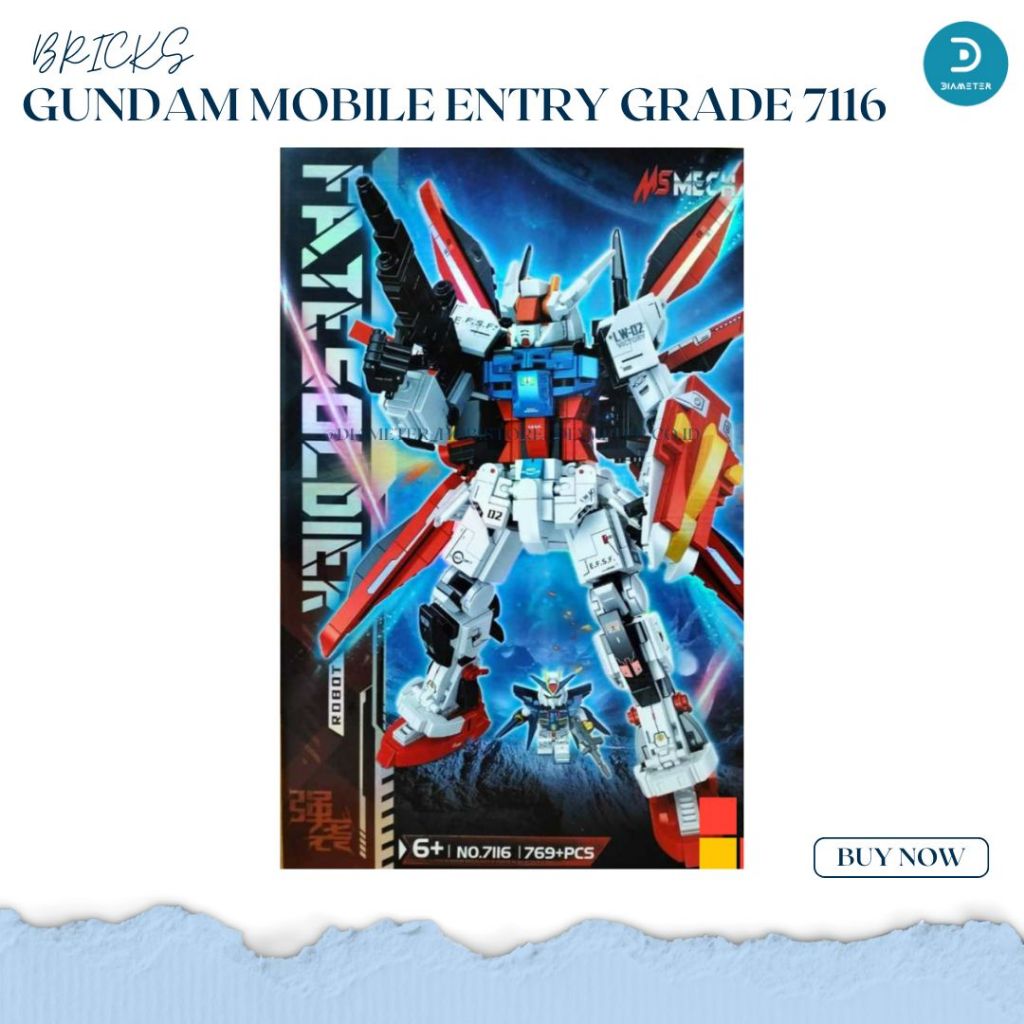 Brick Gundam mobile entry grade 7116