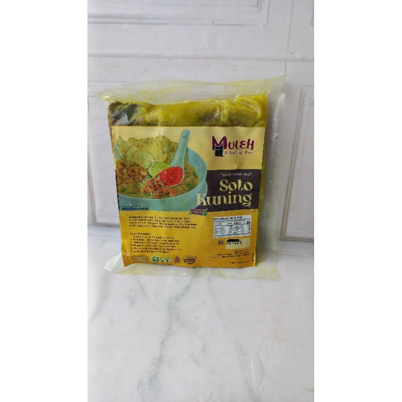 

Bumbu Soto Kuning Bumbu Soto Betawi Vegetarian Vegan MULEH