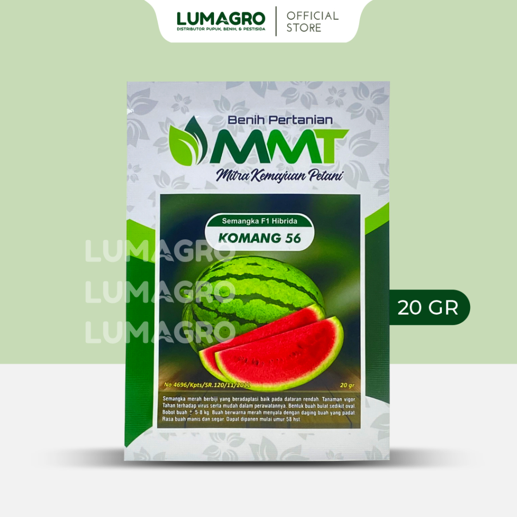 Benih Semangka Komang 56 F1 20gr Bibit Hibrida MMT