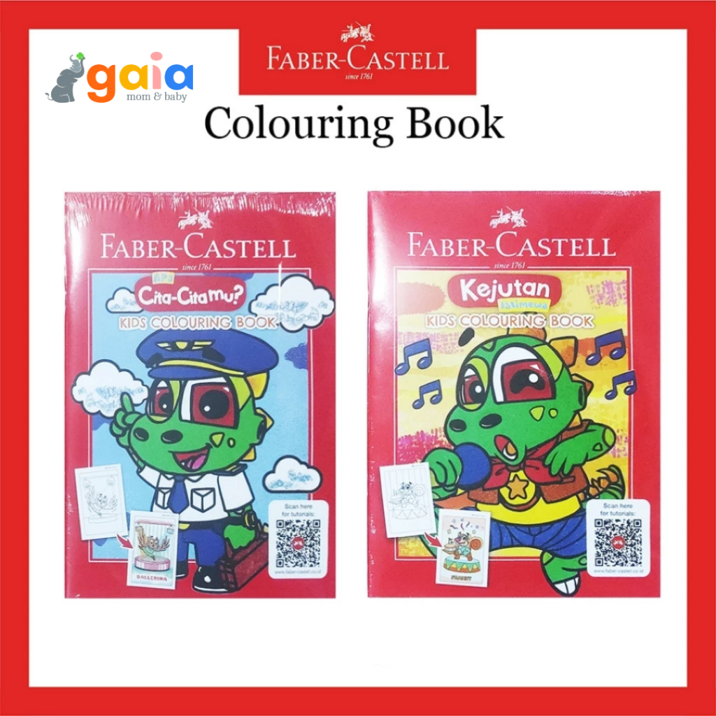 

Faber Castell Colouring Book | Buku Mewarnai Faber Castel