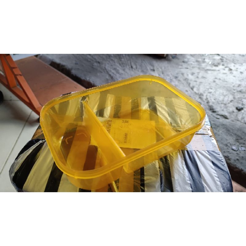 Kotak Makan Sealware Sekat 2 Bening Murah Tebal Tahan Panas