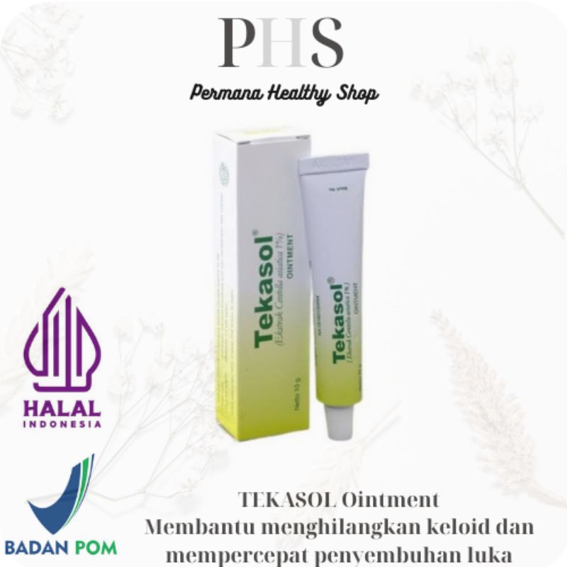 TEKASOL OINTMENT 10 GR / KRIM UNTUK LUKA / KRIM UNTUK KELOID PASCA OPERASI