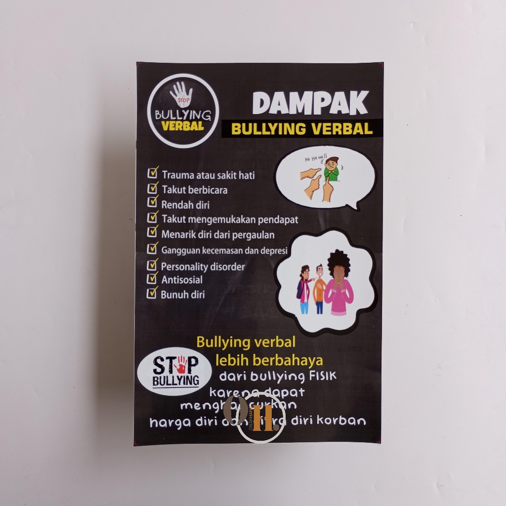 

Stiker Dampak Bullying Verbal - Bullying Verbal - Stop Perundungan Sekolah