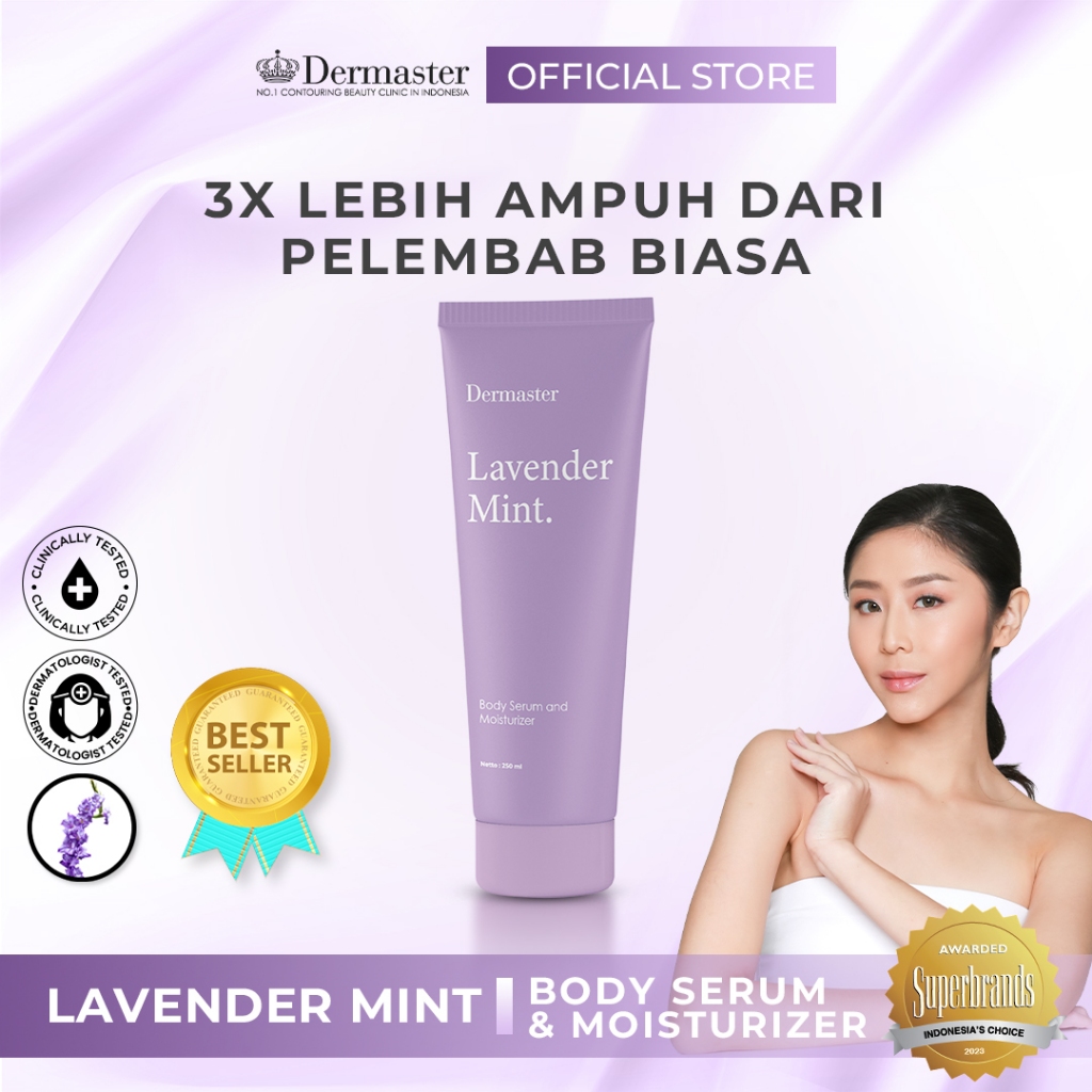 Dermaster Lavender Mint Body Serum and Moisturizer - 250 ml