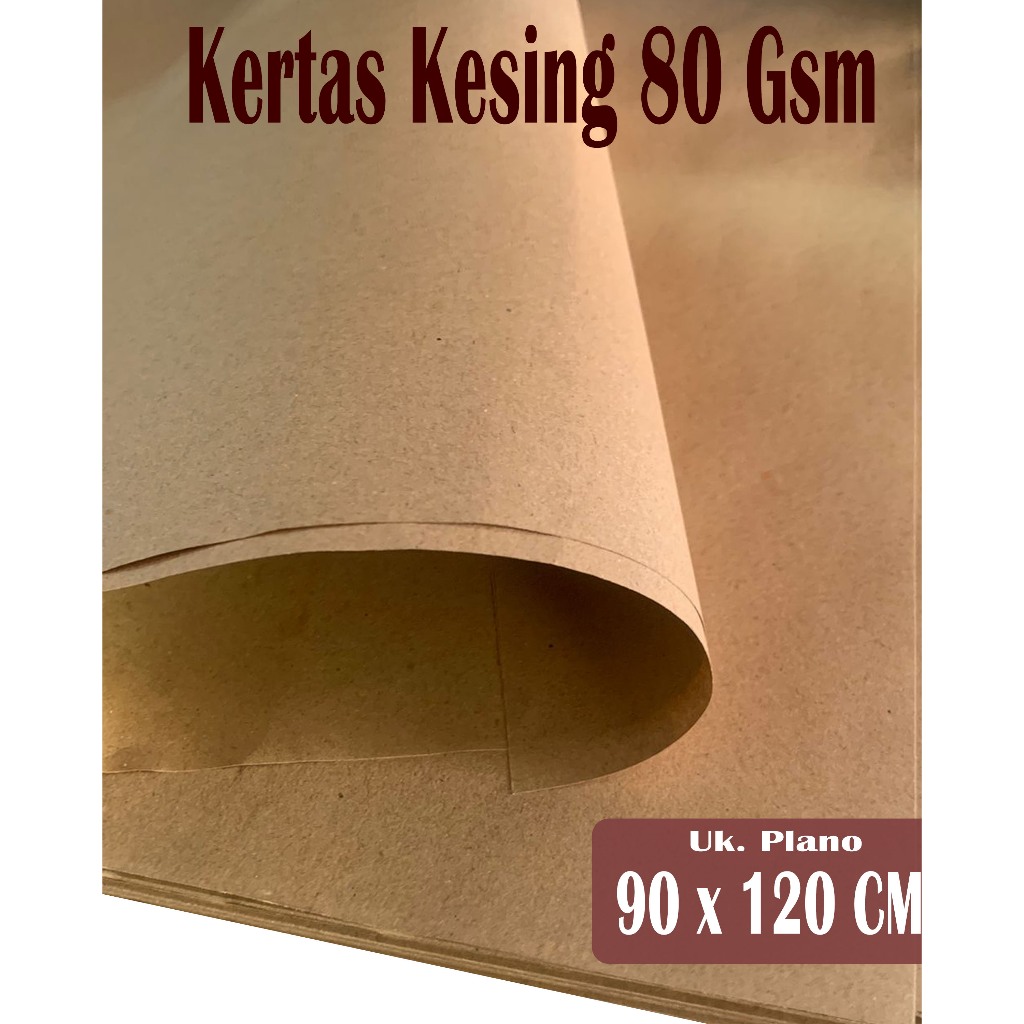 

KERTAS KESING / KERTAS SAMSON / PAPER CRAFT 80 GSM UKURAN PLANO ( 90 X 120 CM ) , 1 LEMBAR