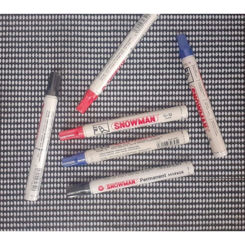 

Snowman Permanent Marker No. G-12. spidol permanen