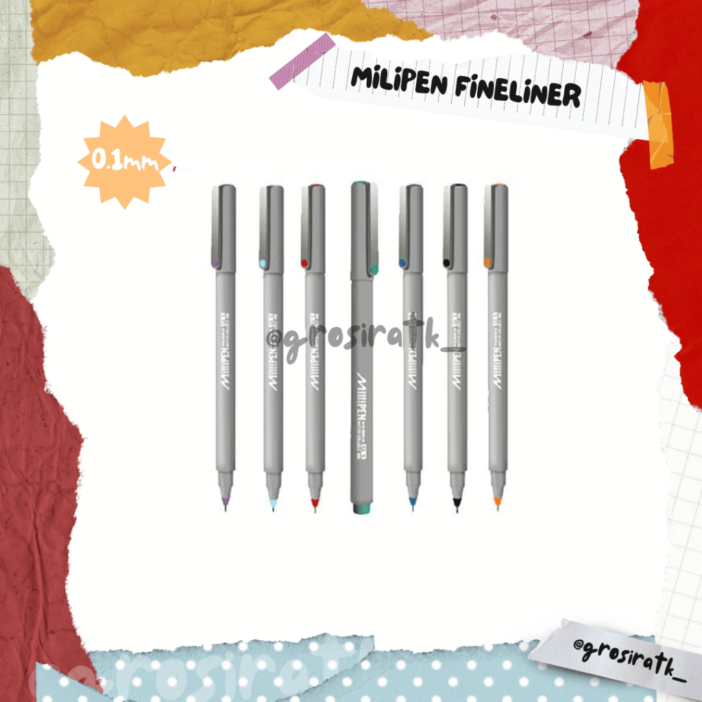 

Zebra MilliPen Fineliner 0.1mm