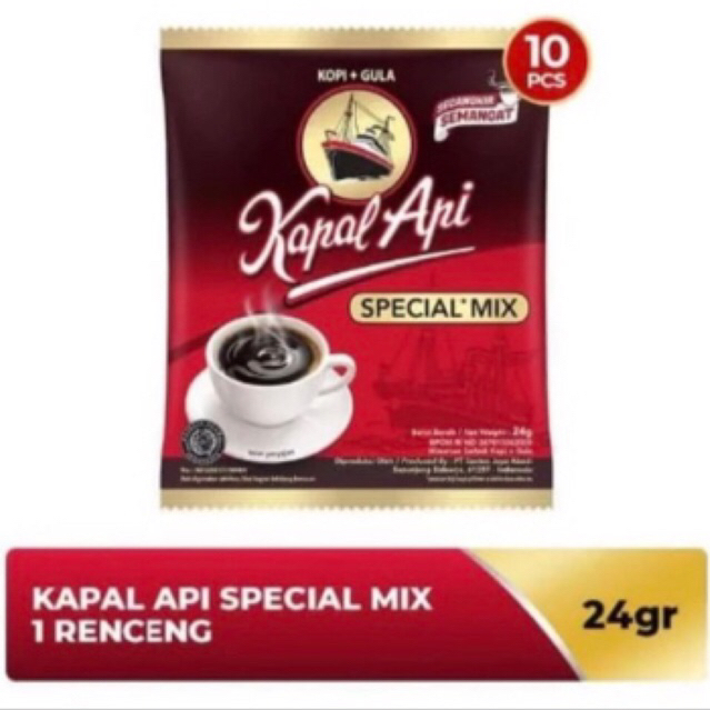 

Kopi Kapal Api SPECIAL MIX(1 Renceng(10pcs)