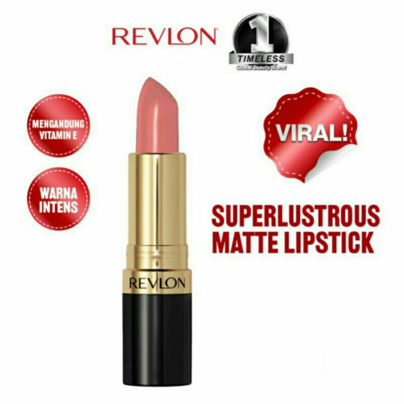 Revlon Superlustrous Matte Lipstik (matte & tahan lama)