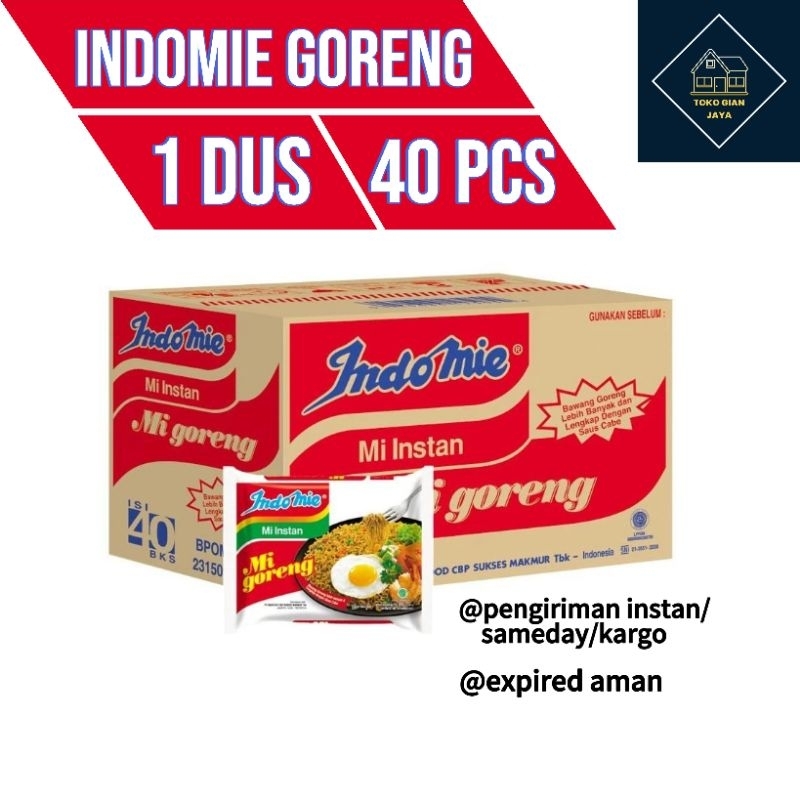 

indomie goreng mie goreng all varian rasa promo 1 dus (isi 40pcs) jatim