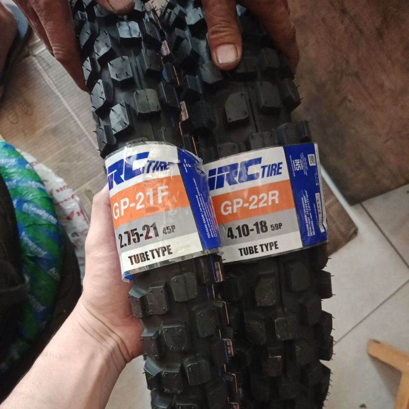 Ban Luar IRC Trail 21 18 Standar Trail KLX CRC WR Dll (Harga Sepasang)