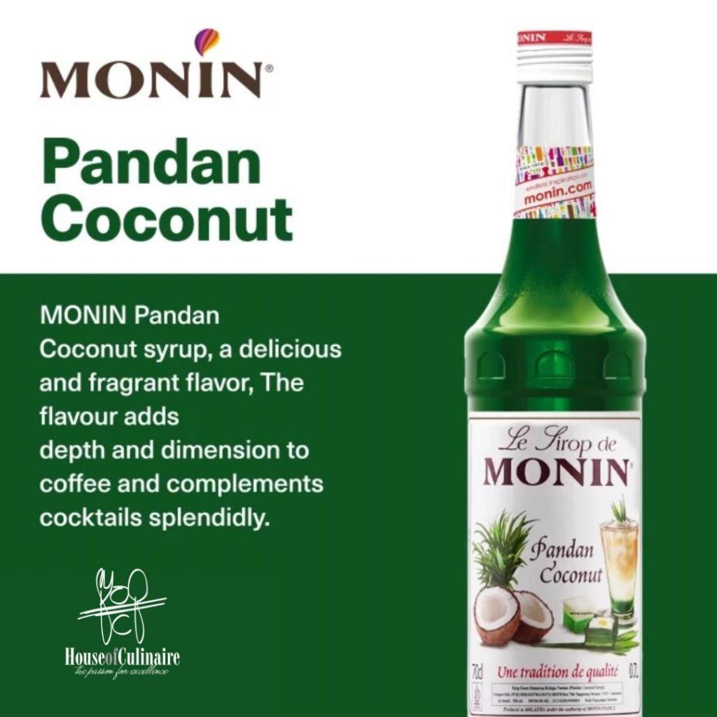 

Monin Pandan Coconut Syrup 700 ml Sirup Syrup Monin