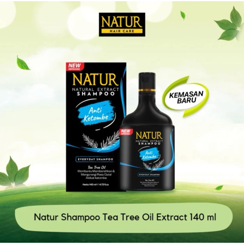 NATUR SHAMPOO TEA TREE OIL ANTI KETOMBE