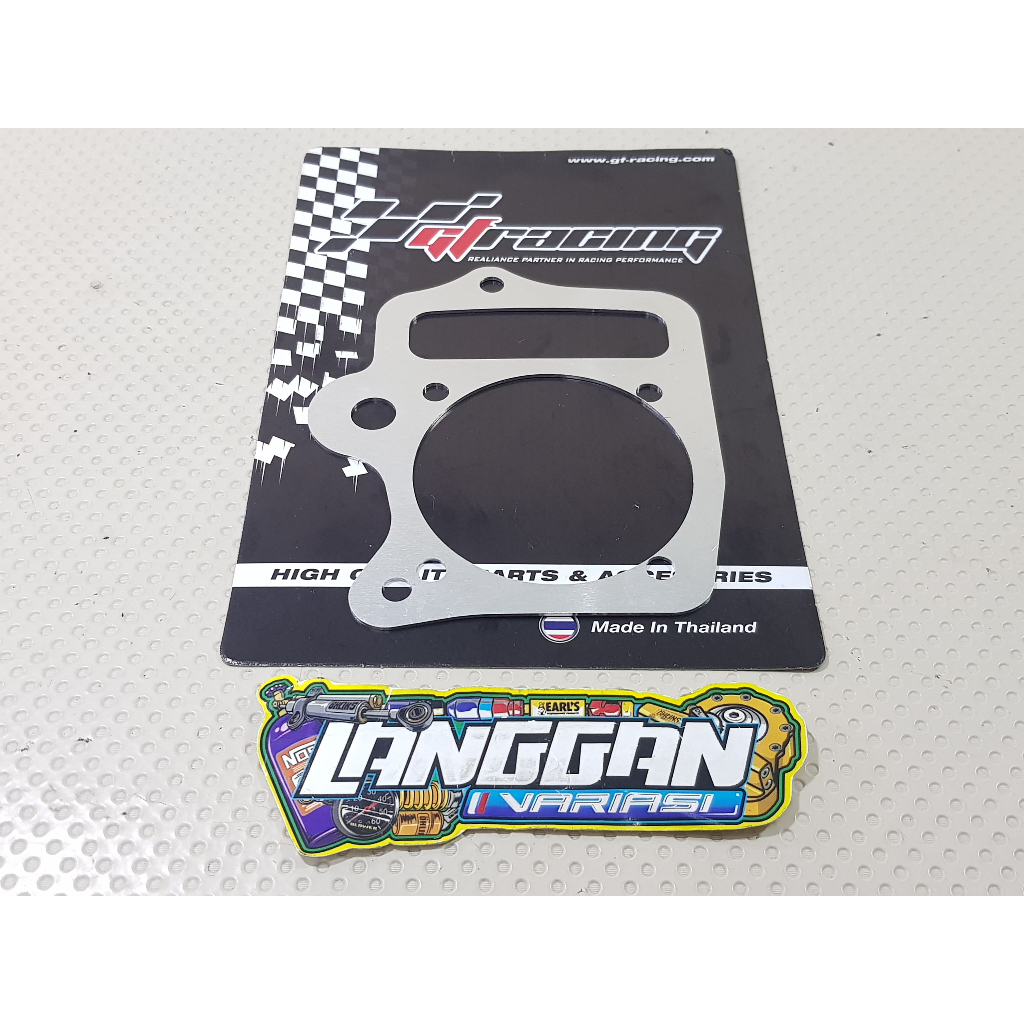 Gasket Packing Paking Blok Almu Almunium Aluminium Wave Supra 110 1mm / 2mm / 3mm GF Racing