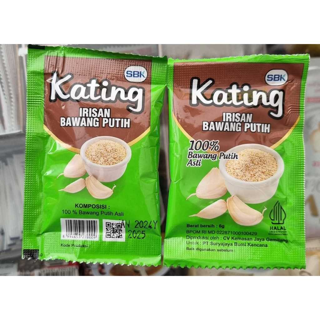 

Kating Irisan Kecil Kasar Bawang Putih Saset 6 gram