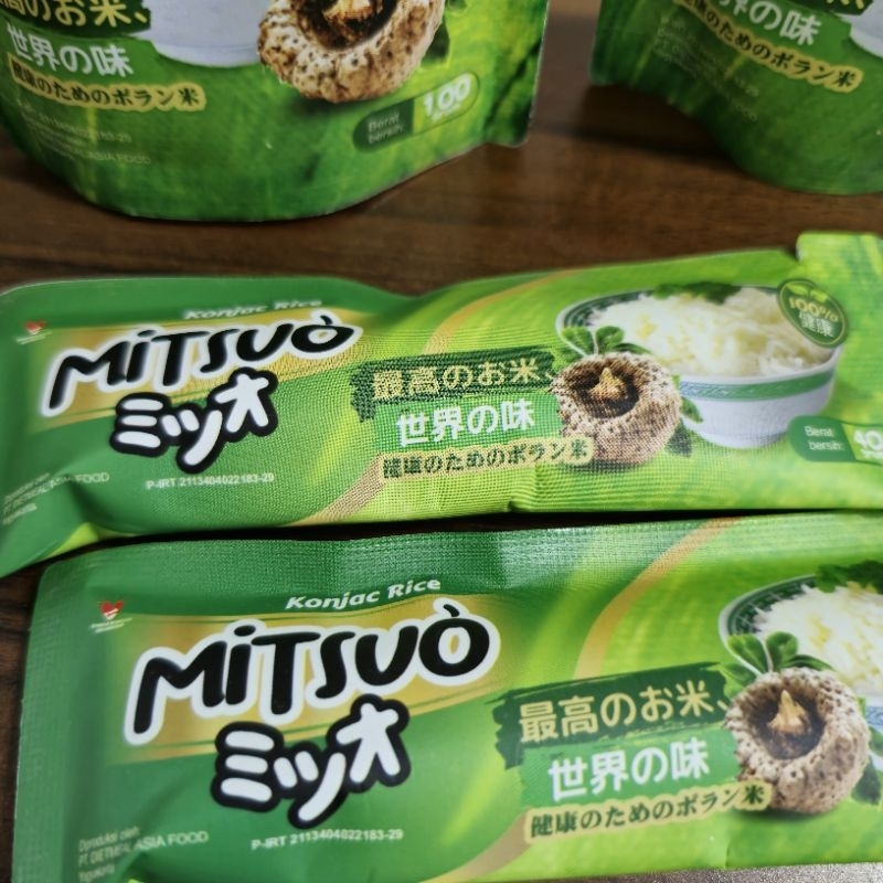 

Beras Porang jepang instan sedug MITSUO 40g