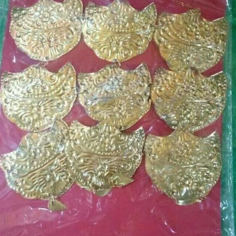 KODE S27K aksesoris adat makassar kalung susun 9 baju bodo