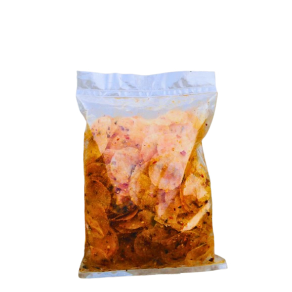 

Kripca Pedas Daun Jeruk Kripik Kaca Isi 500GR