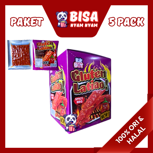 

HALAL SNACK - [5 PACK] KK BOY GLUTEN LATIAO - 26gr