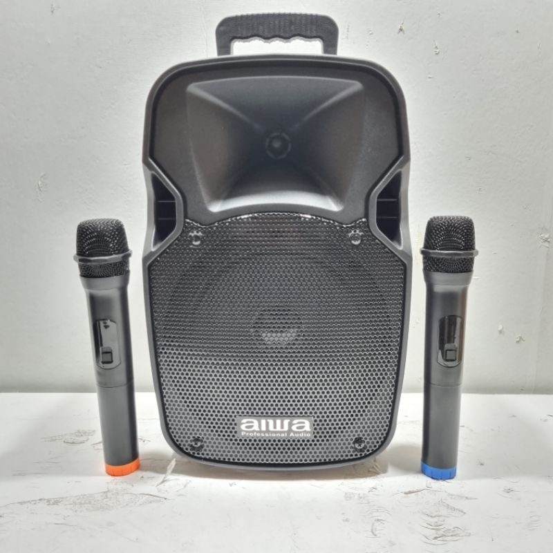 Speaker Portable Amplifier Wireless N AIWA WAS 108 LVE - 8 inch Bluetooth 108 lvd dat dt 820 dt820
