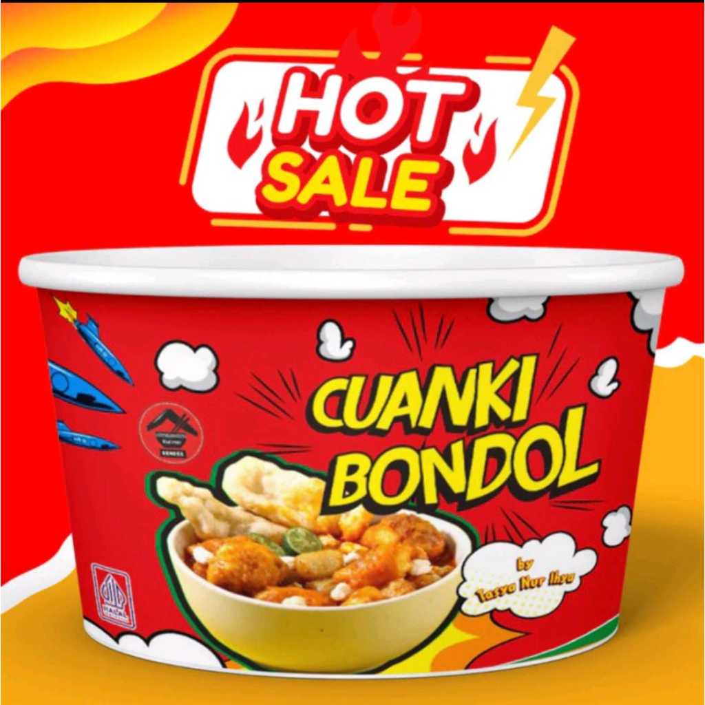 

CUANKI INSTAN BONDOL JUMBOO ISI 200GR / CUANKI INSTAN / CUANKI BONDOL / CUANKI INSTAN PEDAS