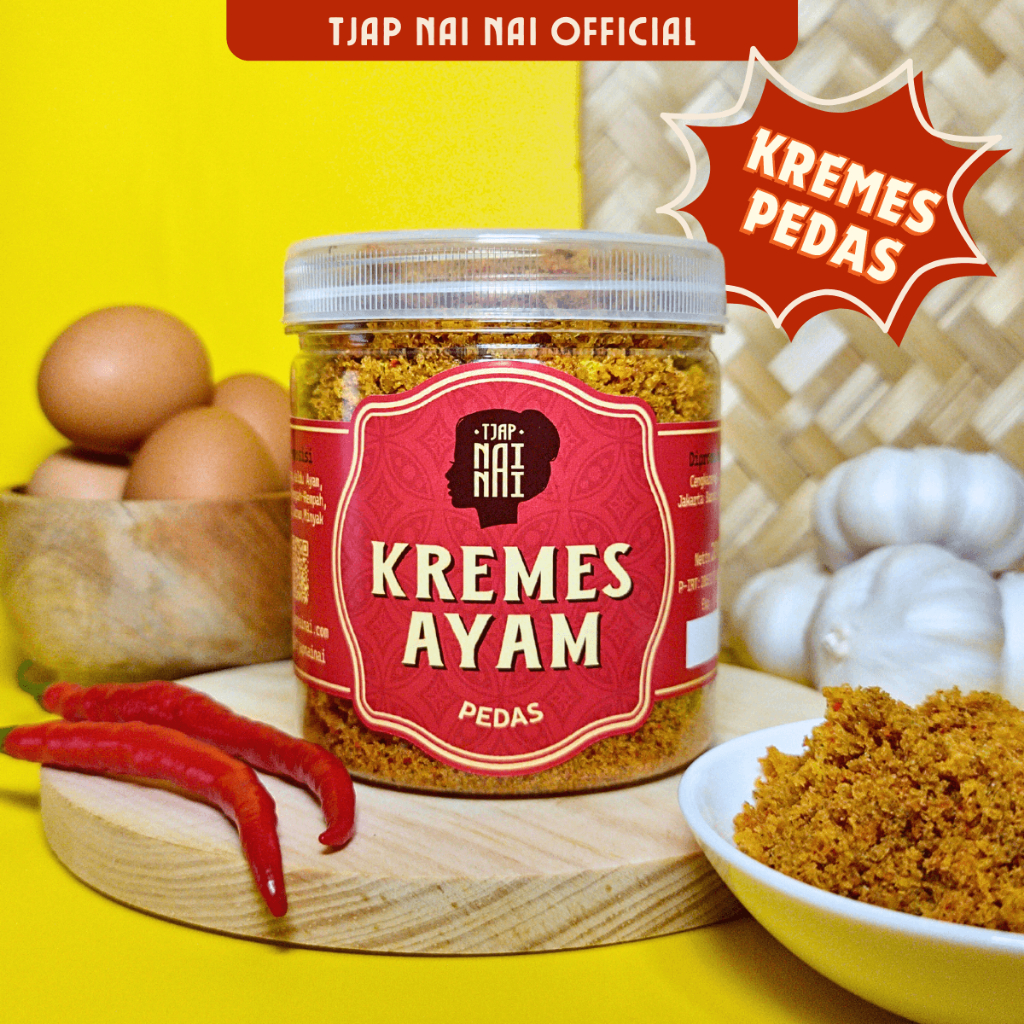 

Kremes Tjap Nai Nai - Kremesan Ayam Pedas 200g