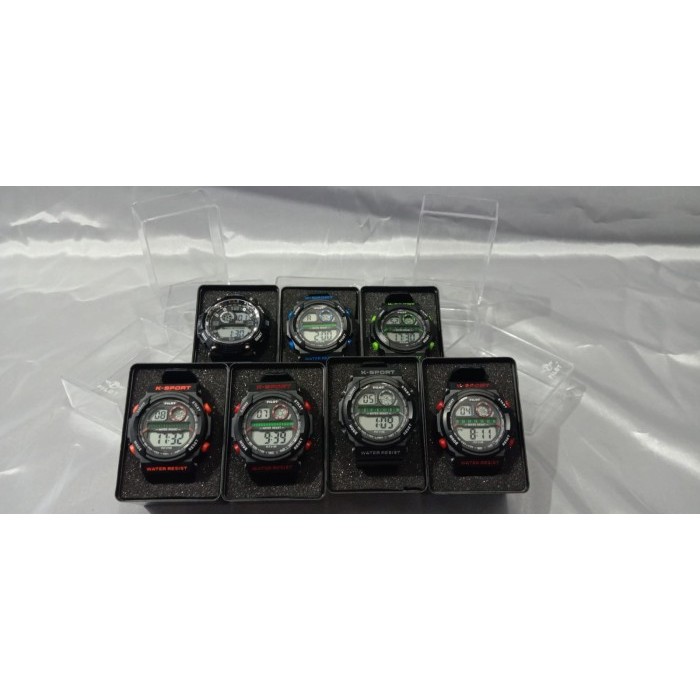 Jam Tangan Pria Digital TNI Water Resistent Pilot Original Warna