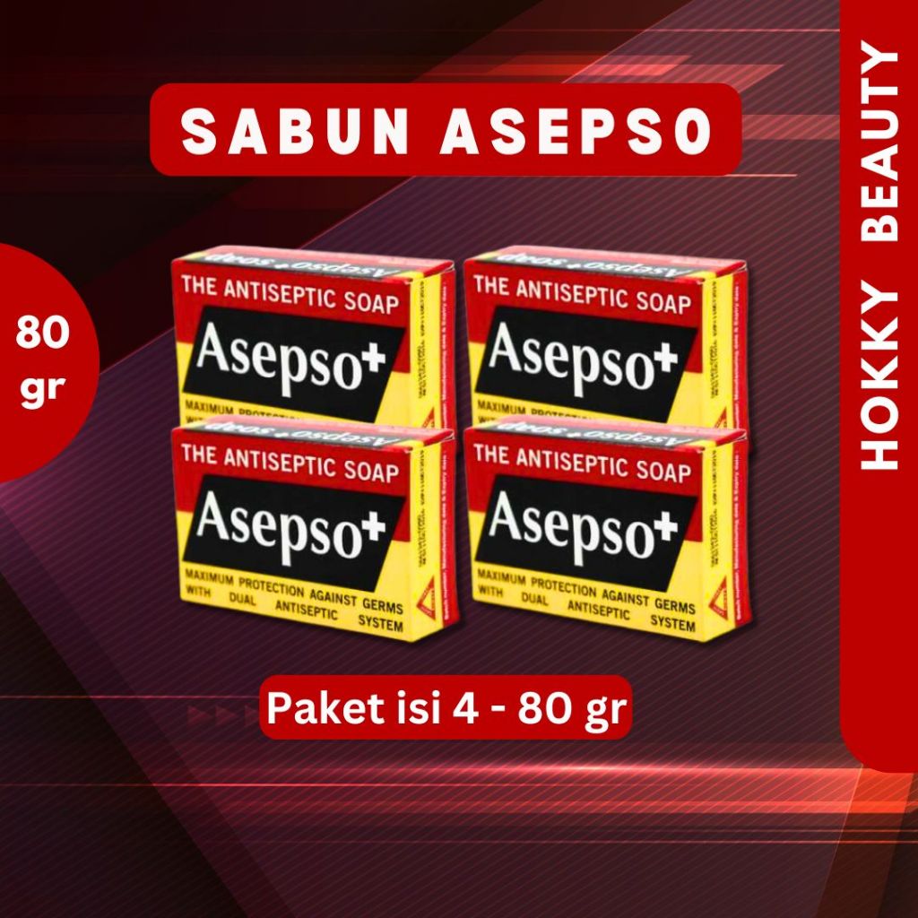 Asepso Sabun Mandi Batang Gatal Panu Kudis Kurap Kulit Lembut Sehalus Sutera Glowing
