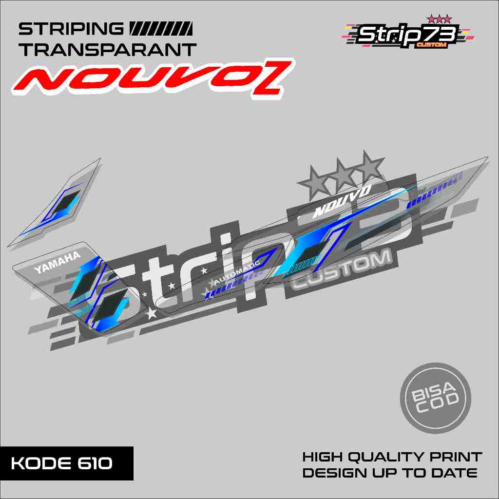 610 STRIPING TRANSPARAN NOUVO Z - STRIPING TRANSPARAN NOUVO Z PREMIUM GRAFIK