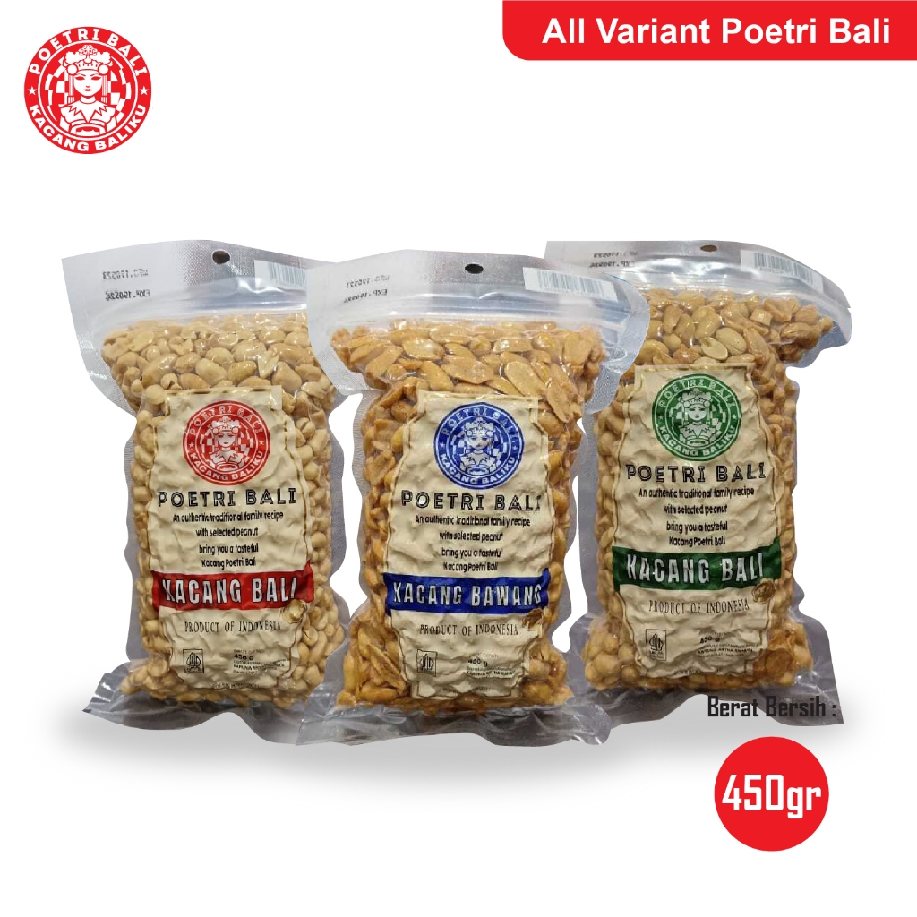 

Official Kacang Poetri Bali Vacum 450g All Varian (Original, Manis dan Asin)