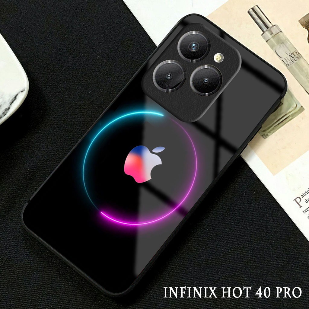 Softcase Glossy Glass Infinix Hot 40 Pro Terbaru [GC8 ] Casing Handphone Infinix Hot 40 - Pelindung 